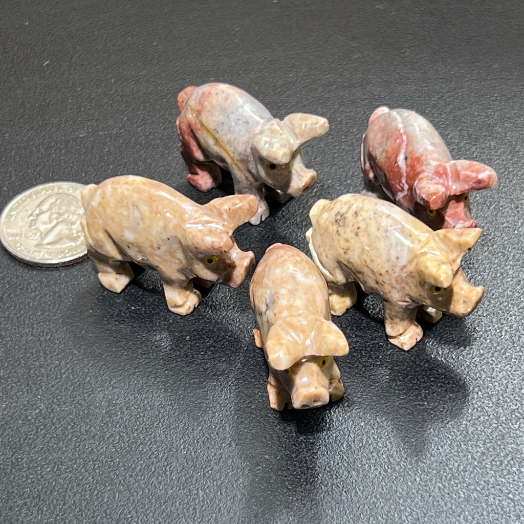 Soapstone Animal Carvings - Pack of 10