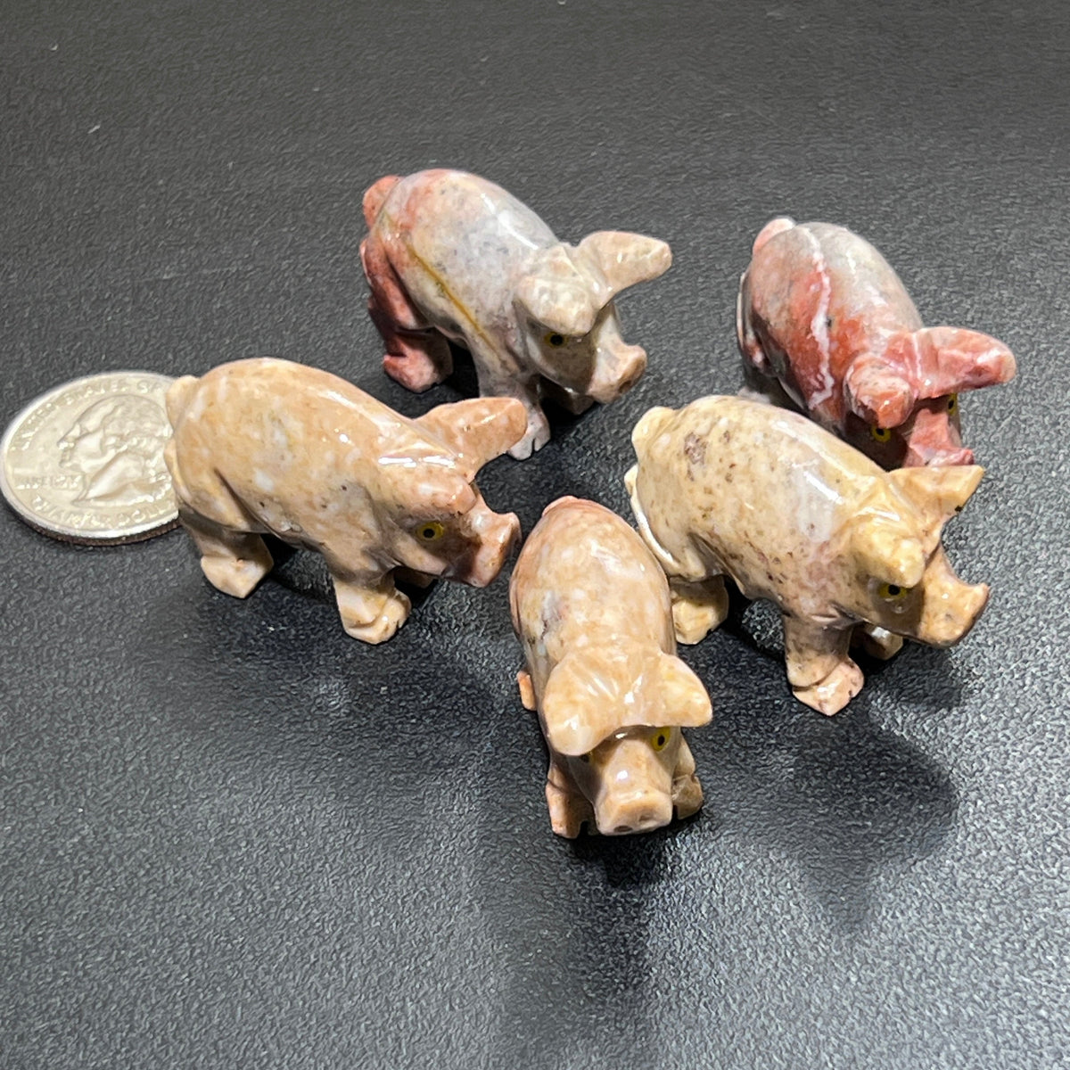 Soapstone Animal Carvings - Pack of 10