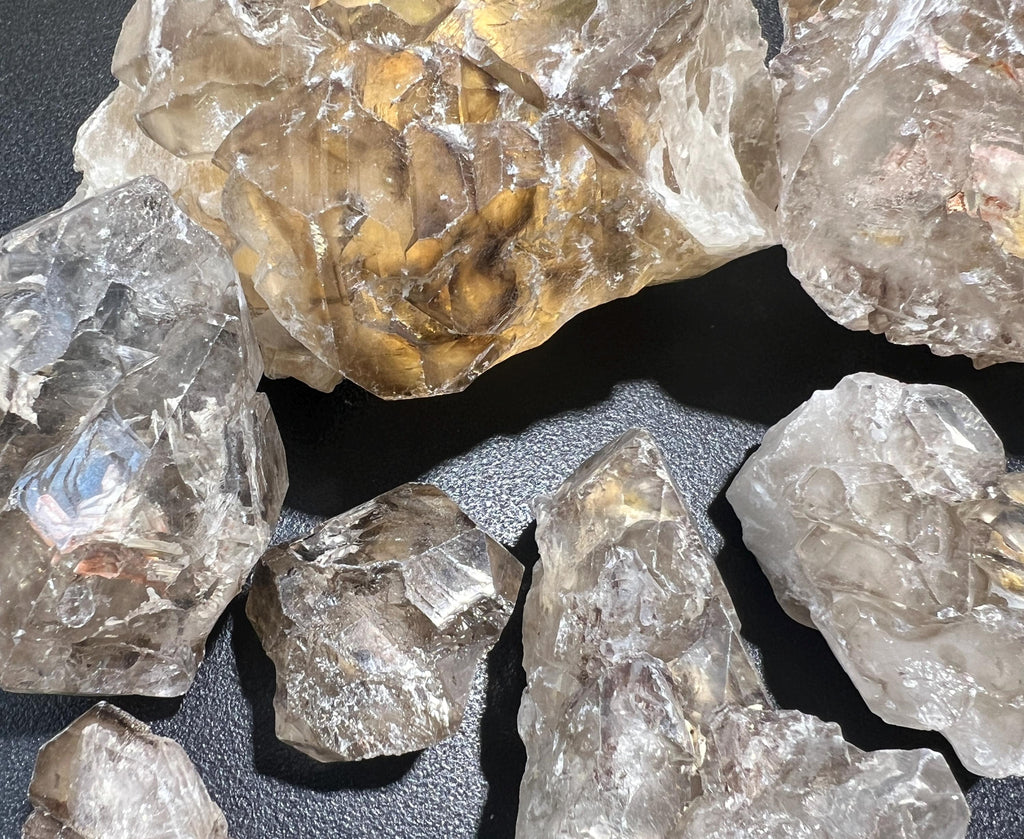 Celestial Quartz Clusters, Raw Alligator Quartz Crystals - Single or by the Pound