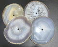 Natural Agate Slice Clock Face - Drilled