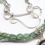 Labradorite & Kyanite Multi-Strand Necklace - Sterling Silver