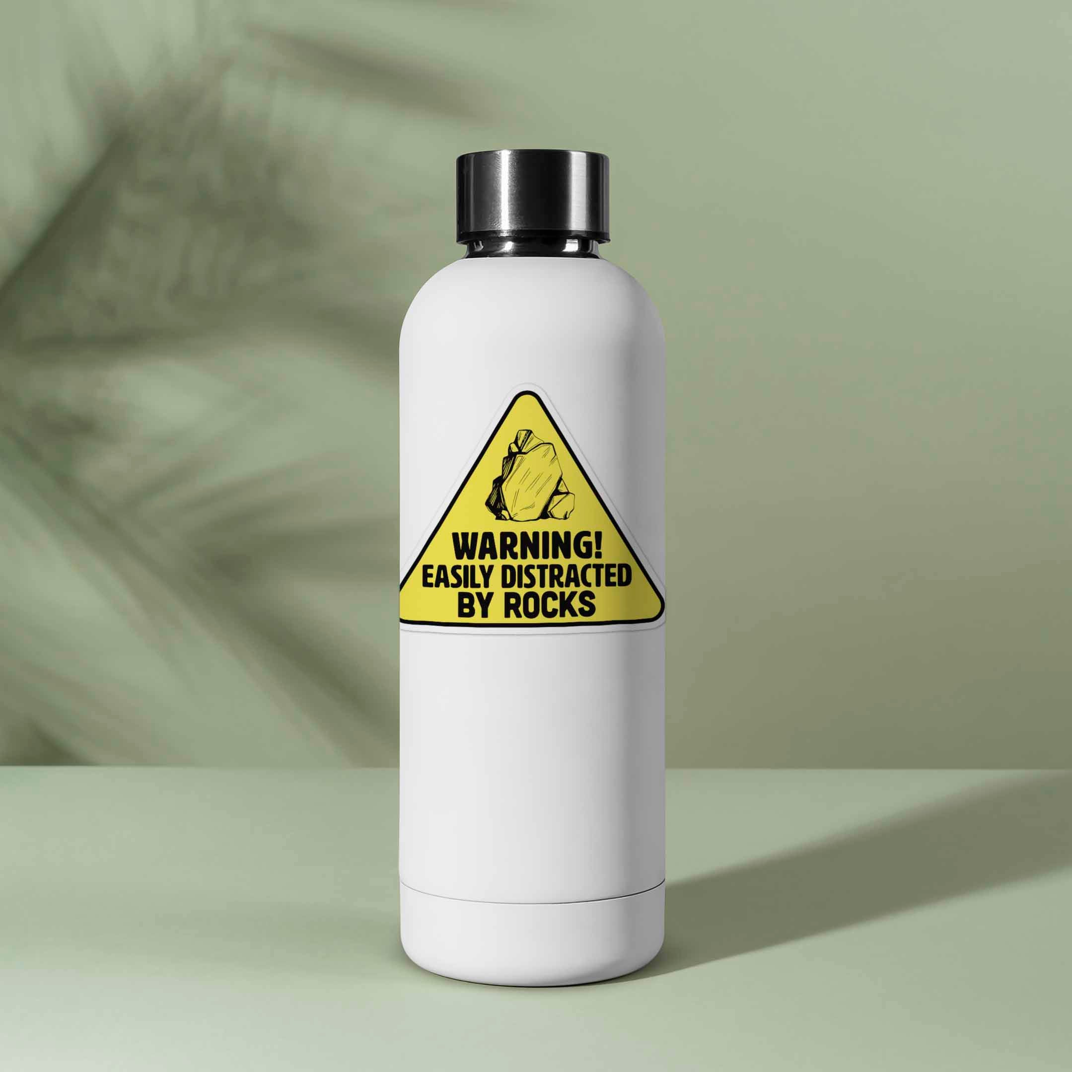 Easily Distracted by Rocks Sticker - Funny Nature Decal