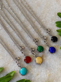 Custom Jade Stone Necklace | Stainless Steel Pendant Necklace