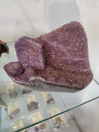 Amethyst Geode Sculpture with Polished Edges - Brazil