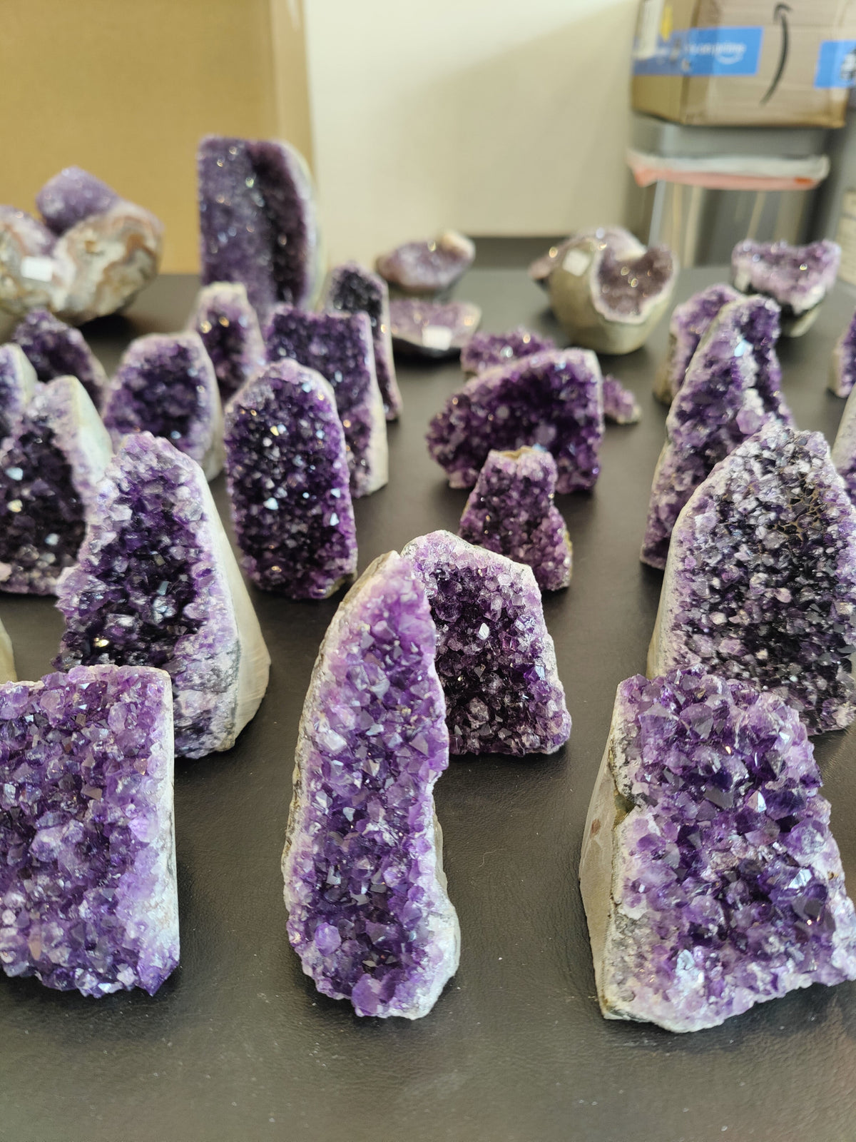 Amethyst Cut Base Geode, Brazil