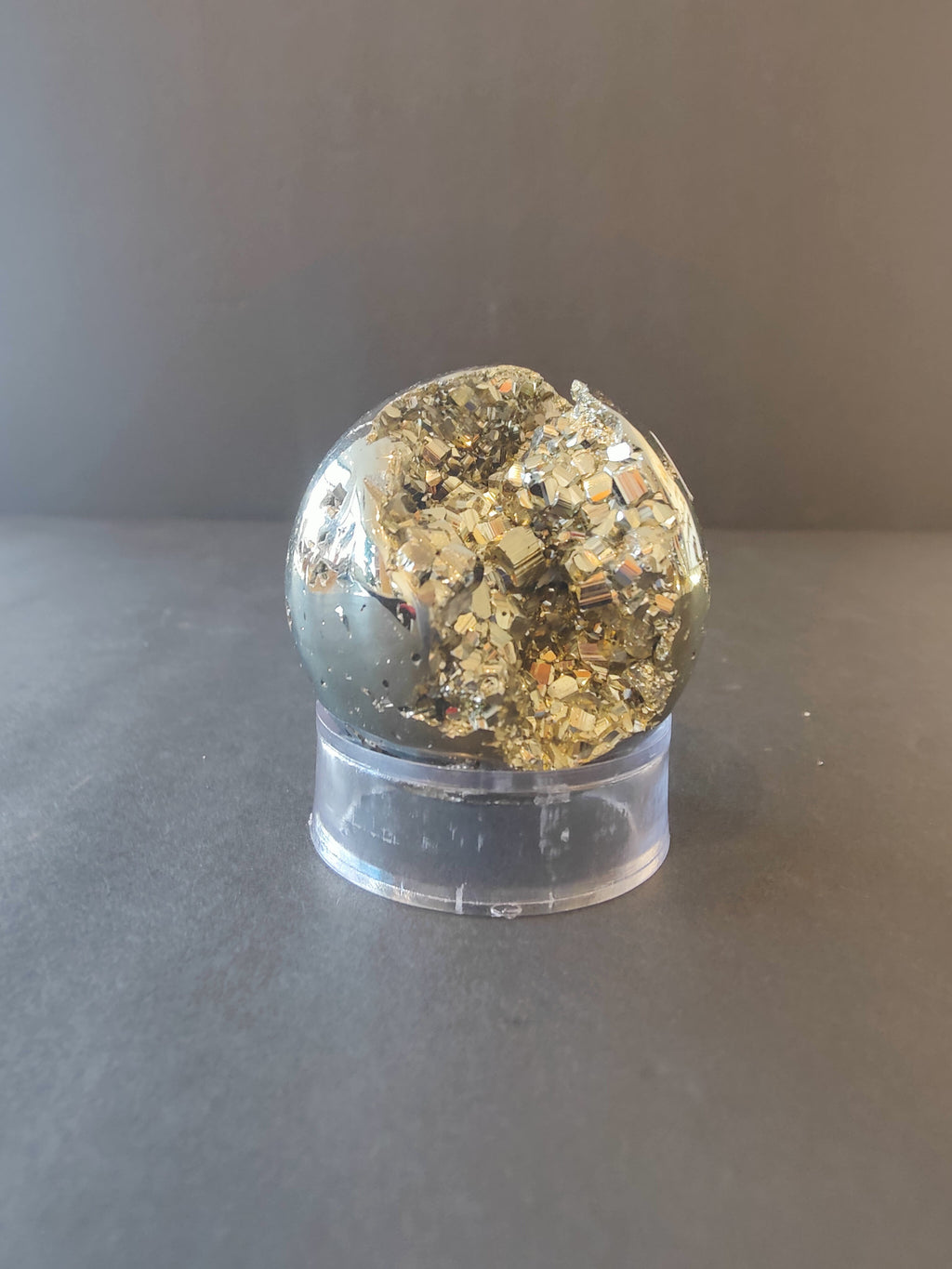 Pyrite "Fool's Gold" Sphere, Egg or Heart - Peru