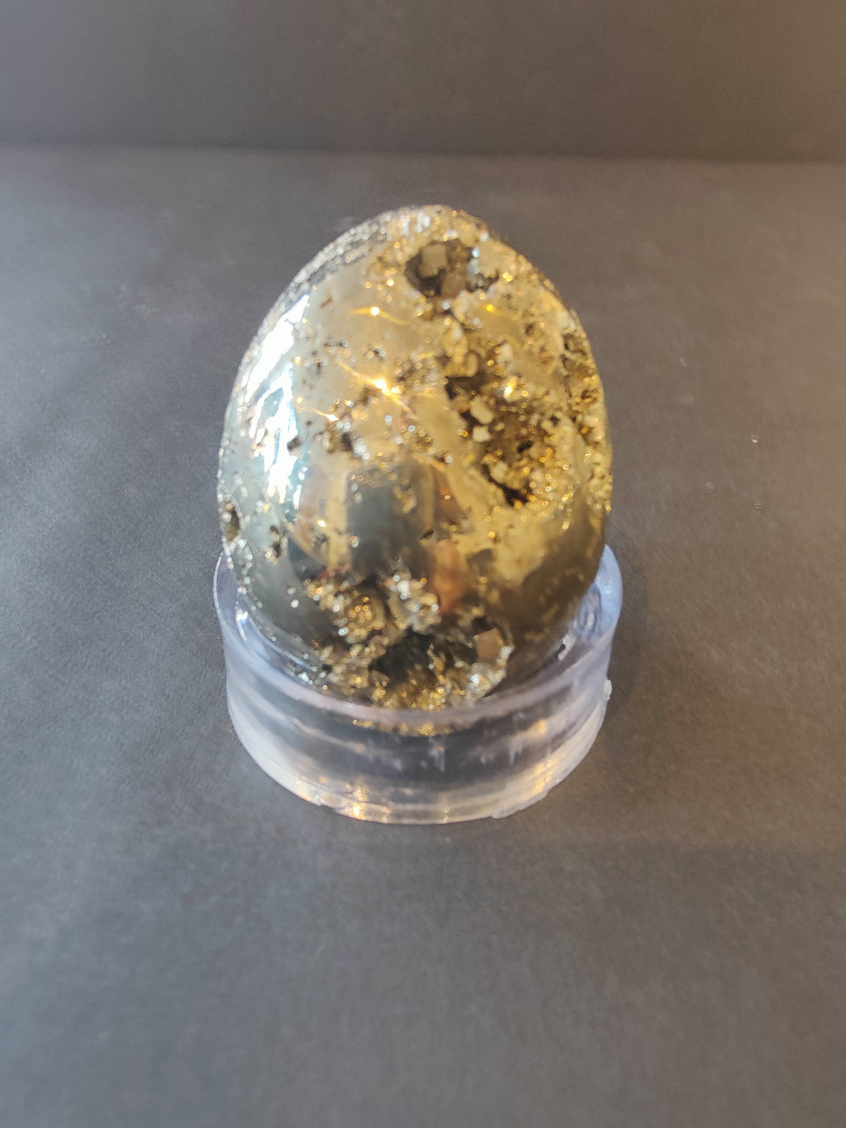 Pyrite "Fool's Gold" Sphere, Egg or Heart- Peru