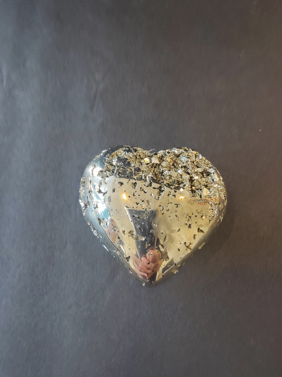 Pyrite "Fool's Gold" Sphere, Egg or Heart- Peru