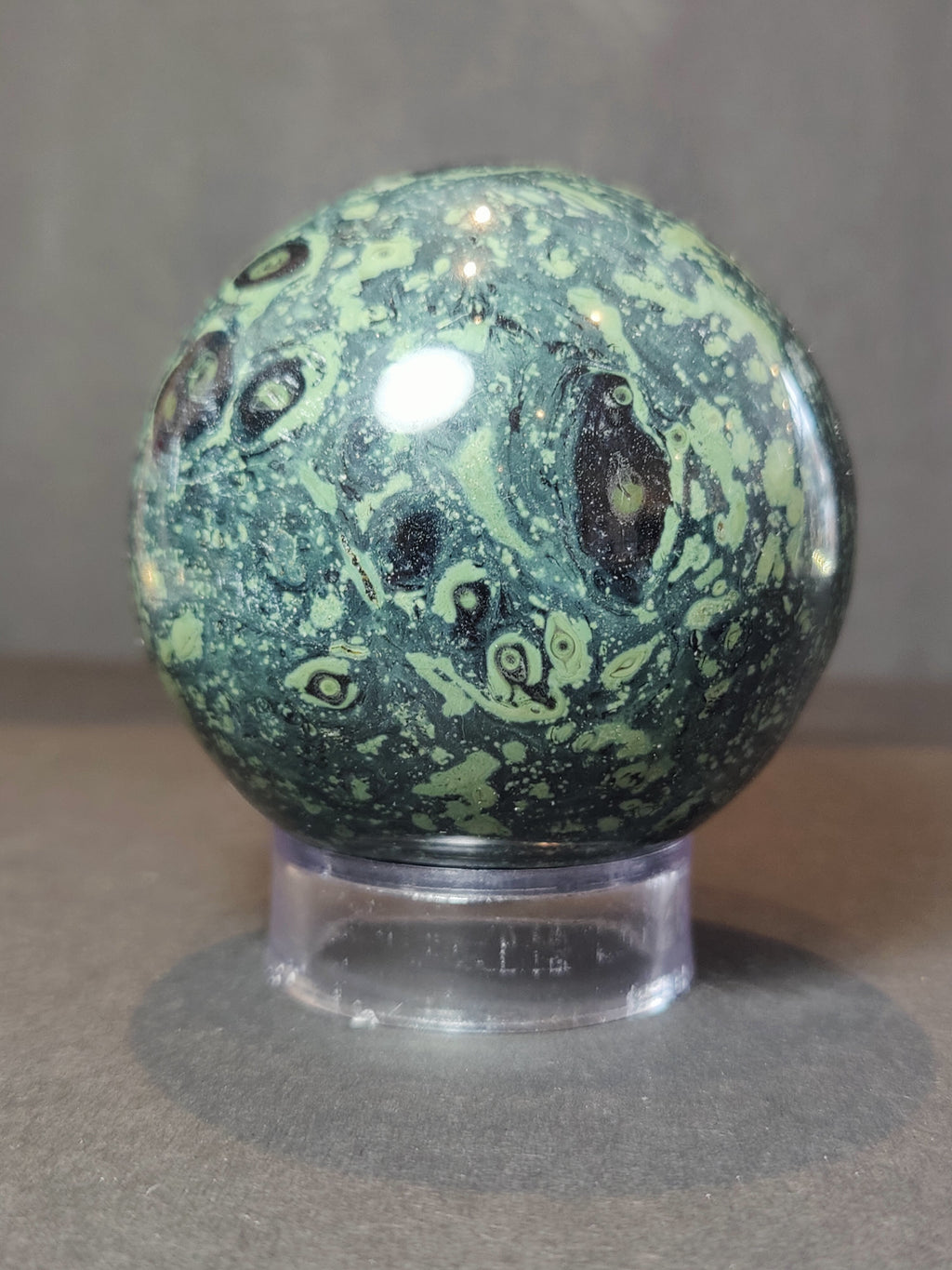 Kambaba Crocodile Jasper Sphere, 75 mm