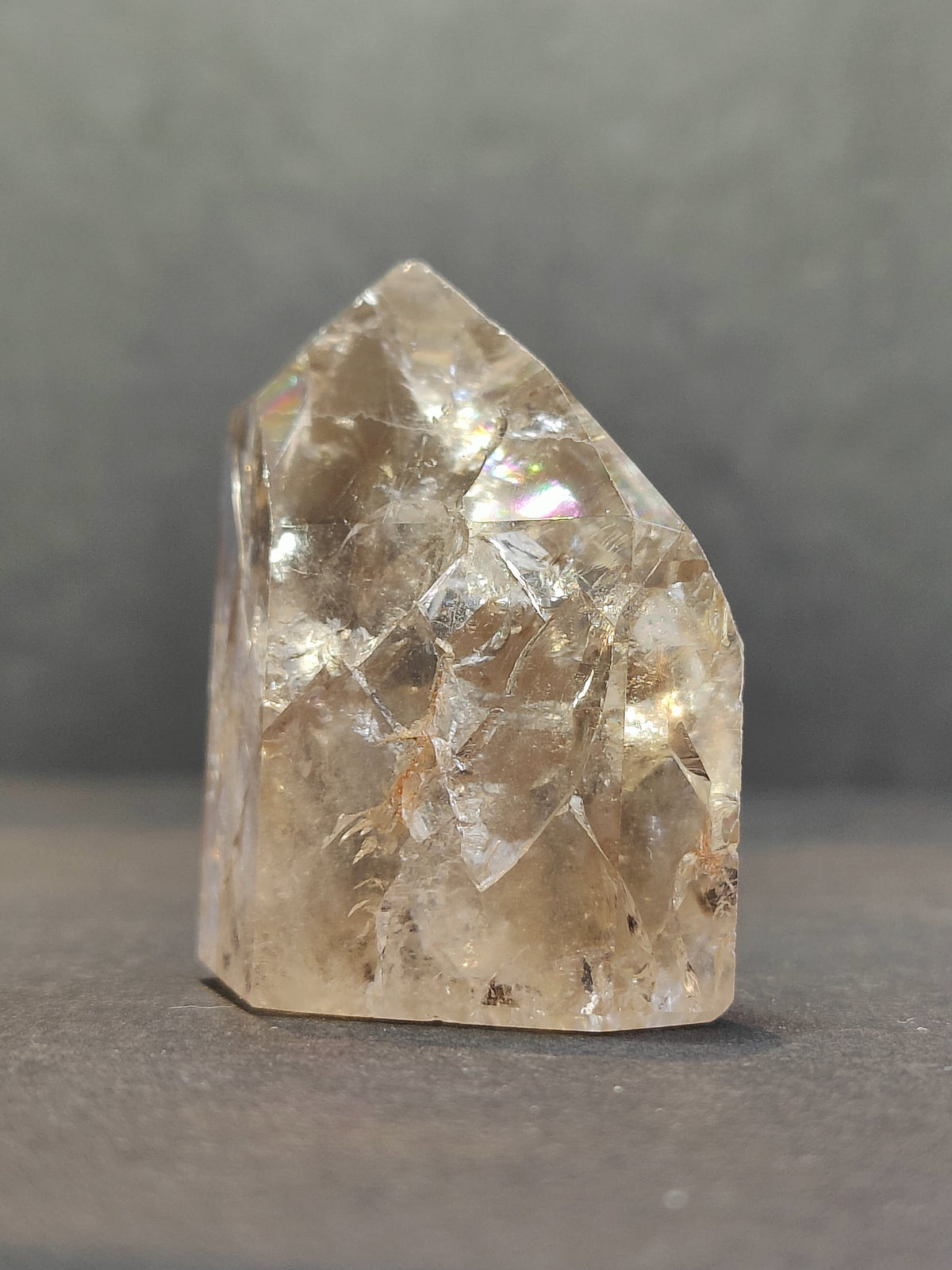 Crackle Quartz Point - Brazil