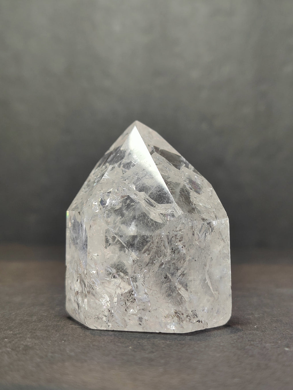 Crackle Quartz Point - Brazil