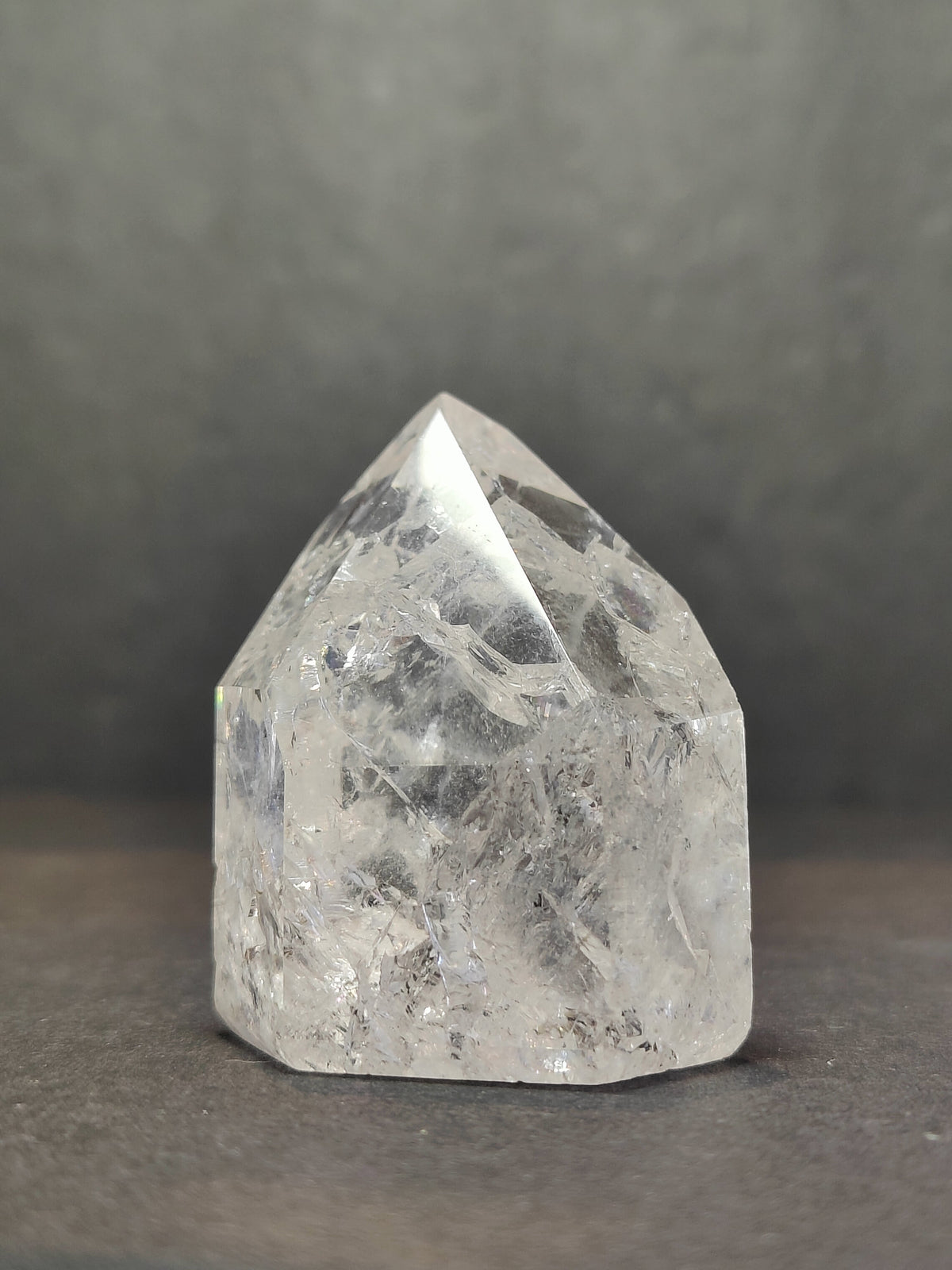 Crackle Quartz Point - Brazil