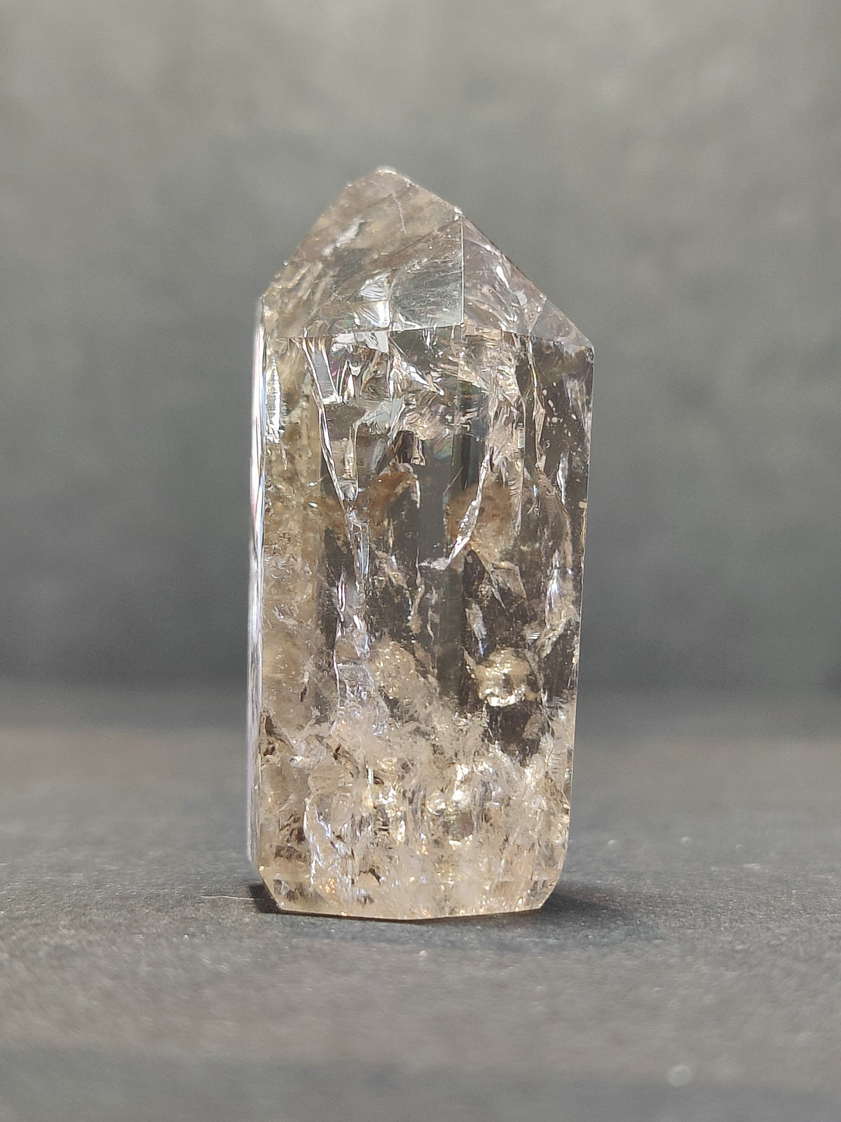 Crackle Quartz Point - Brazil