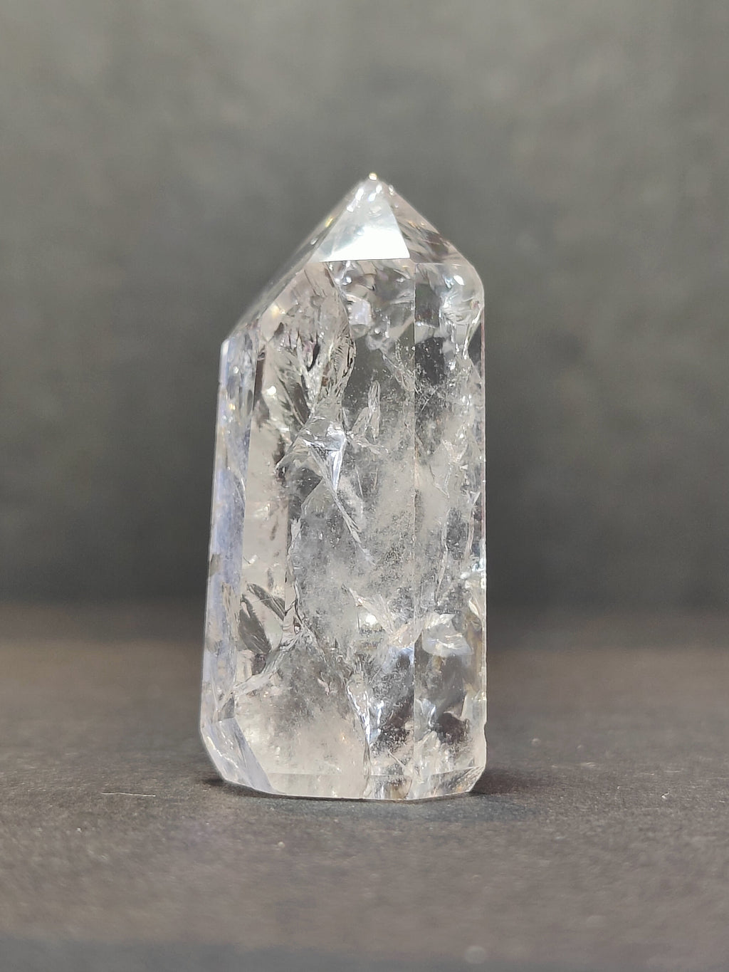 Crackle Quartz Point - Brazil