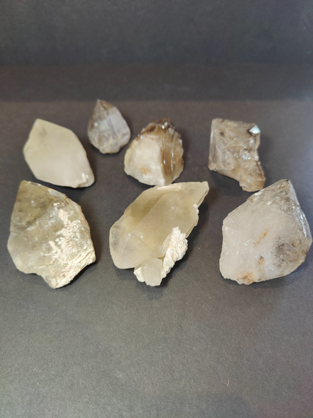 Smoky Quartz Celestial Points, Natural Raw Crystals - Brazil