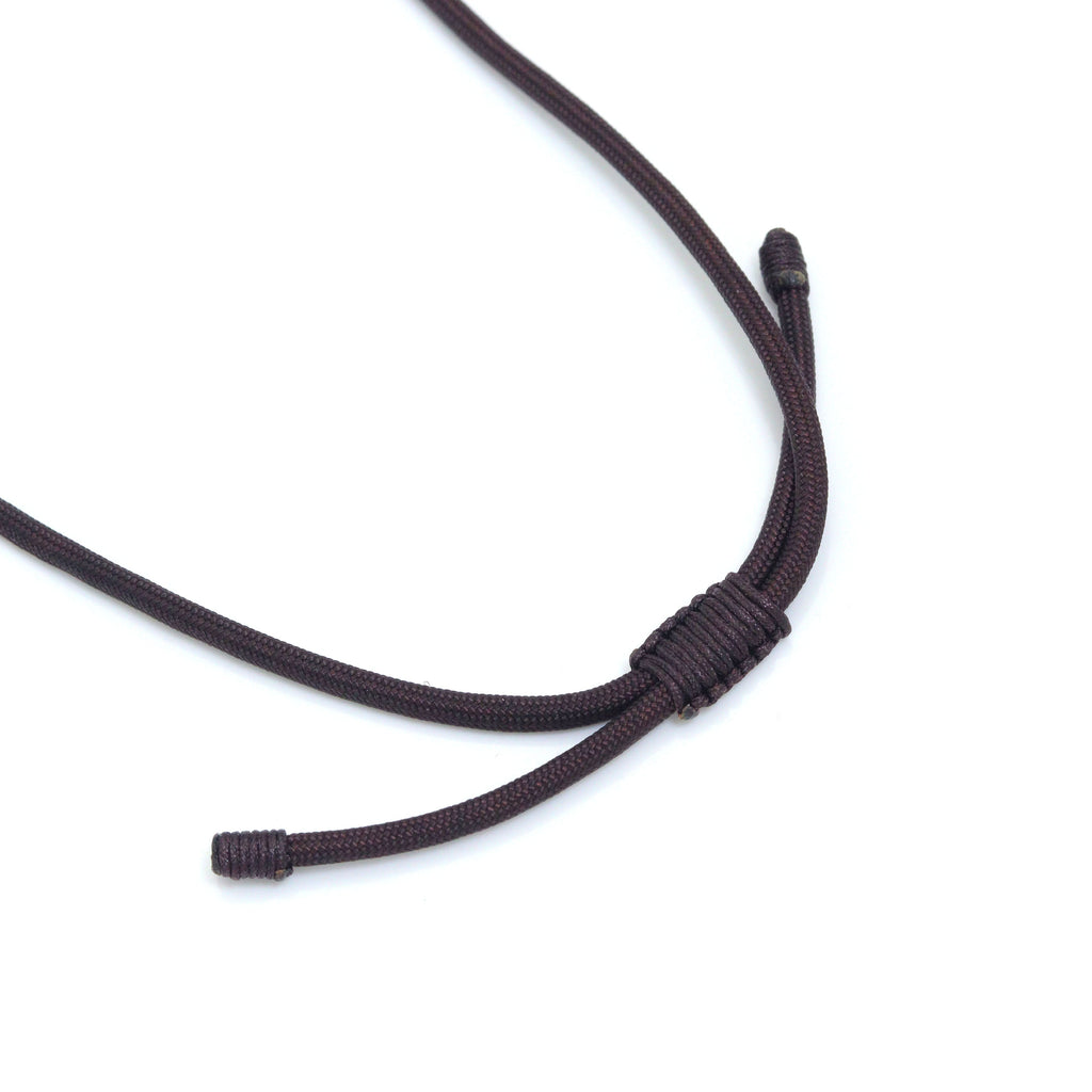 Adjustable Black Cord Necklace