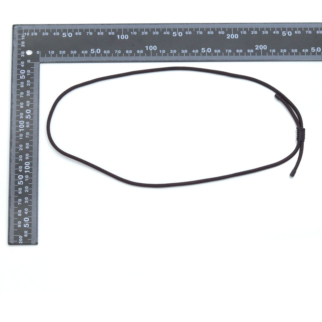 Adjustable Black Cord Necklace