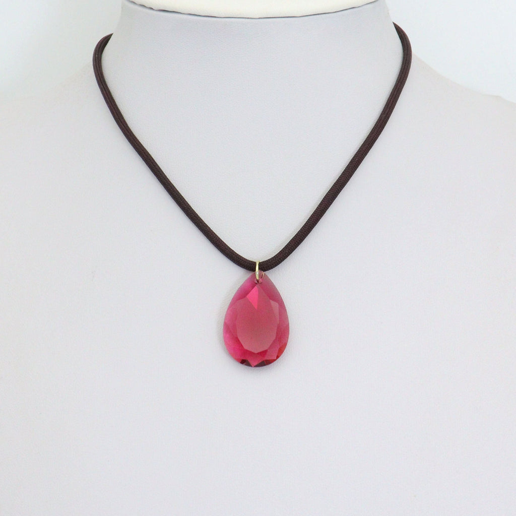 Adjustable Black Cord Necklace