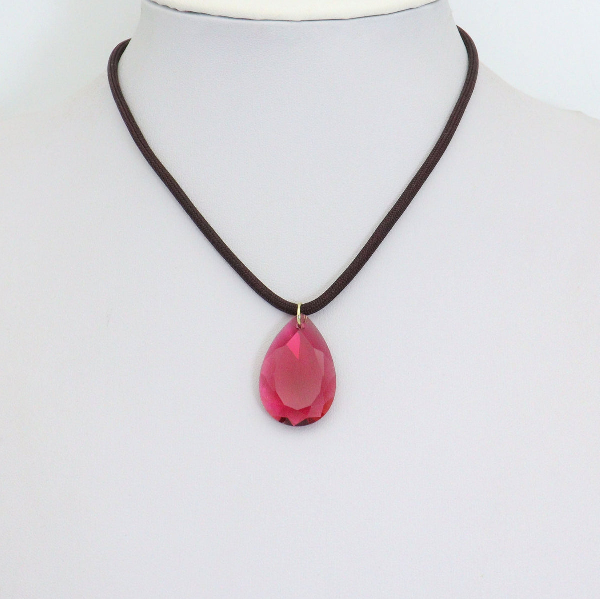 Adjustable Black Cord Necklace