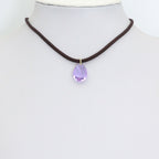 Adjustable Black Cord Necklace