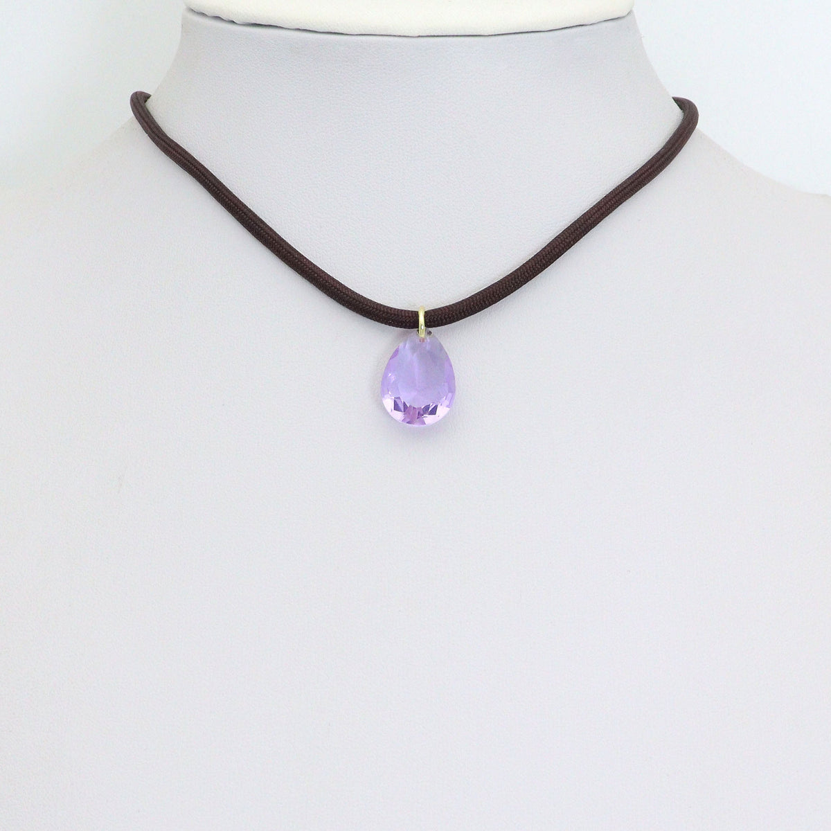Adjustable Black Cord Necklace
