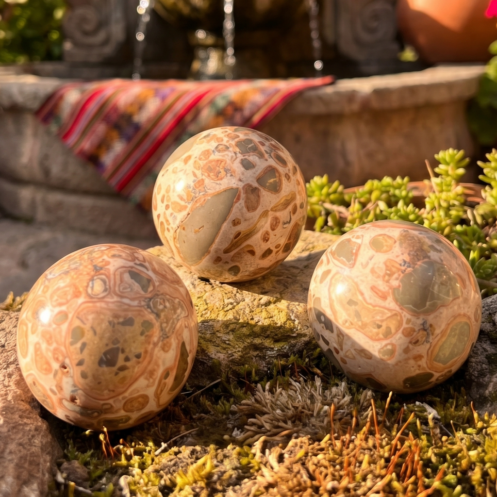 Leopardite Sphere - Peru