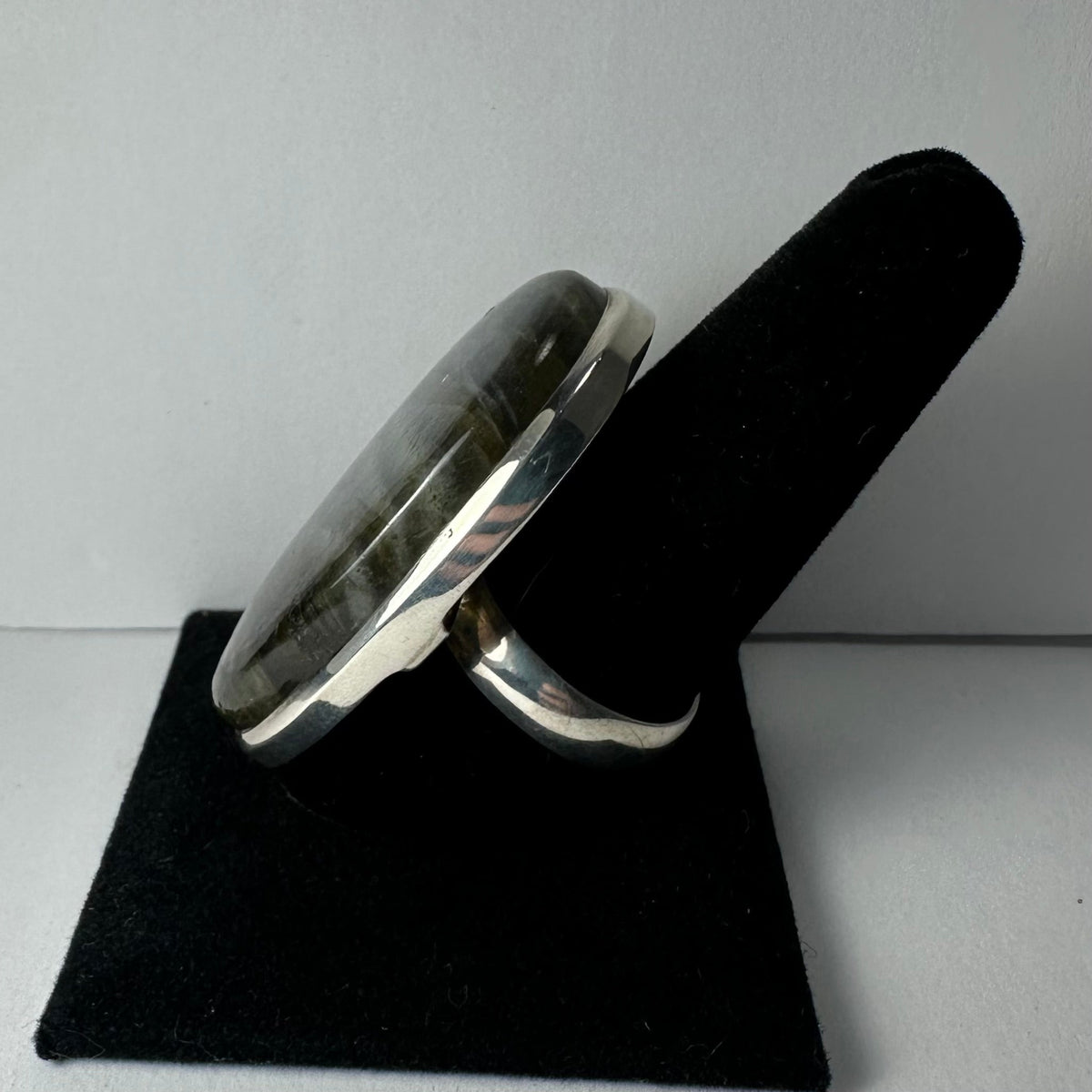 Labradorite Ring - Sterling Silver, Size 10.5