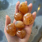 Large Tumbled Stone, Choose Your Stone - Rose Quartz, Tiger Eye, Carnelian & More