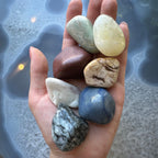 Large Tumbled Stone, Choose Your Stone - Rose Quartz, Tiger Eye, Carnelian & More