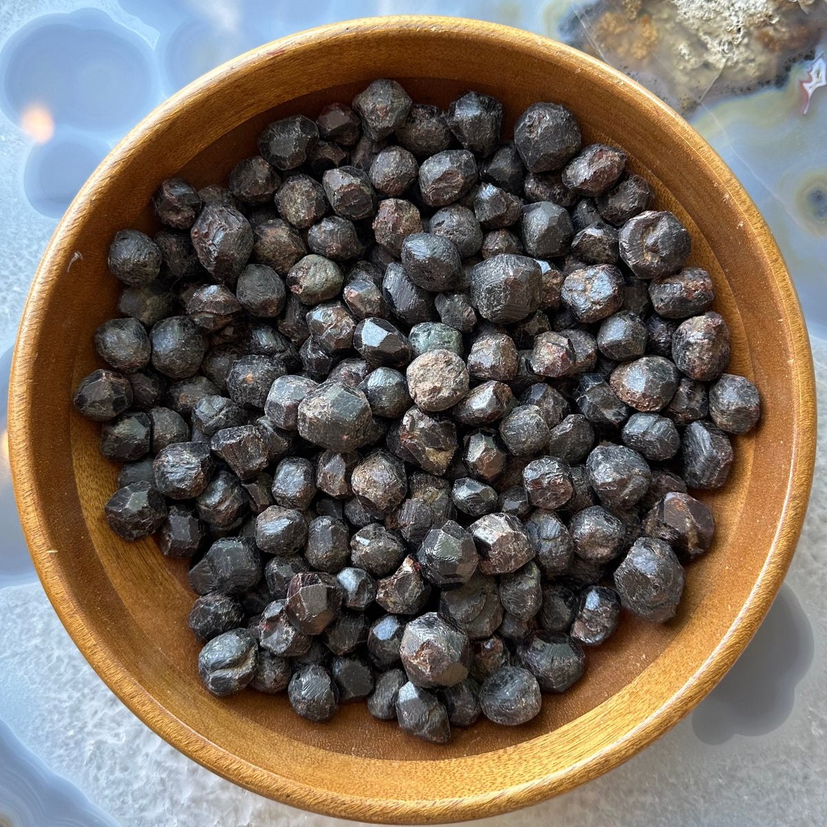 Almandine Garnet Crystal - Natural Red