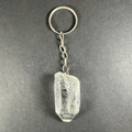 Crystal Keychain, Natural Gemstone on Keyring — Choose Your Stone