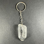 Crystal Keychain, Natural Gemstone on Keyring — Choose Your Stone