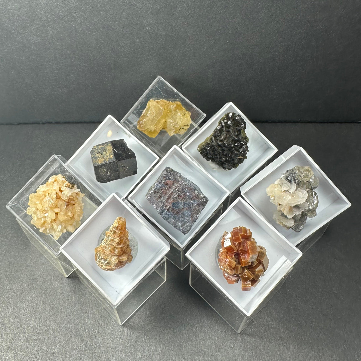 Mineral Specimen in Acrylic Display Box - Morocco, Choose Your Mineral