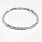 Labradorite Bead Bracelet - 4 to 10 mm Stretch