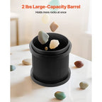VEVOR Rock Tumbler Kit, 2 lb Rock Polisher with Rough Gems and Grit