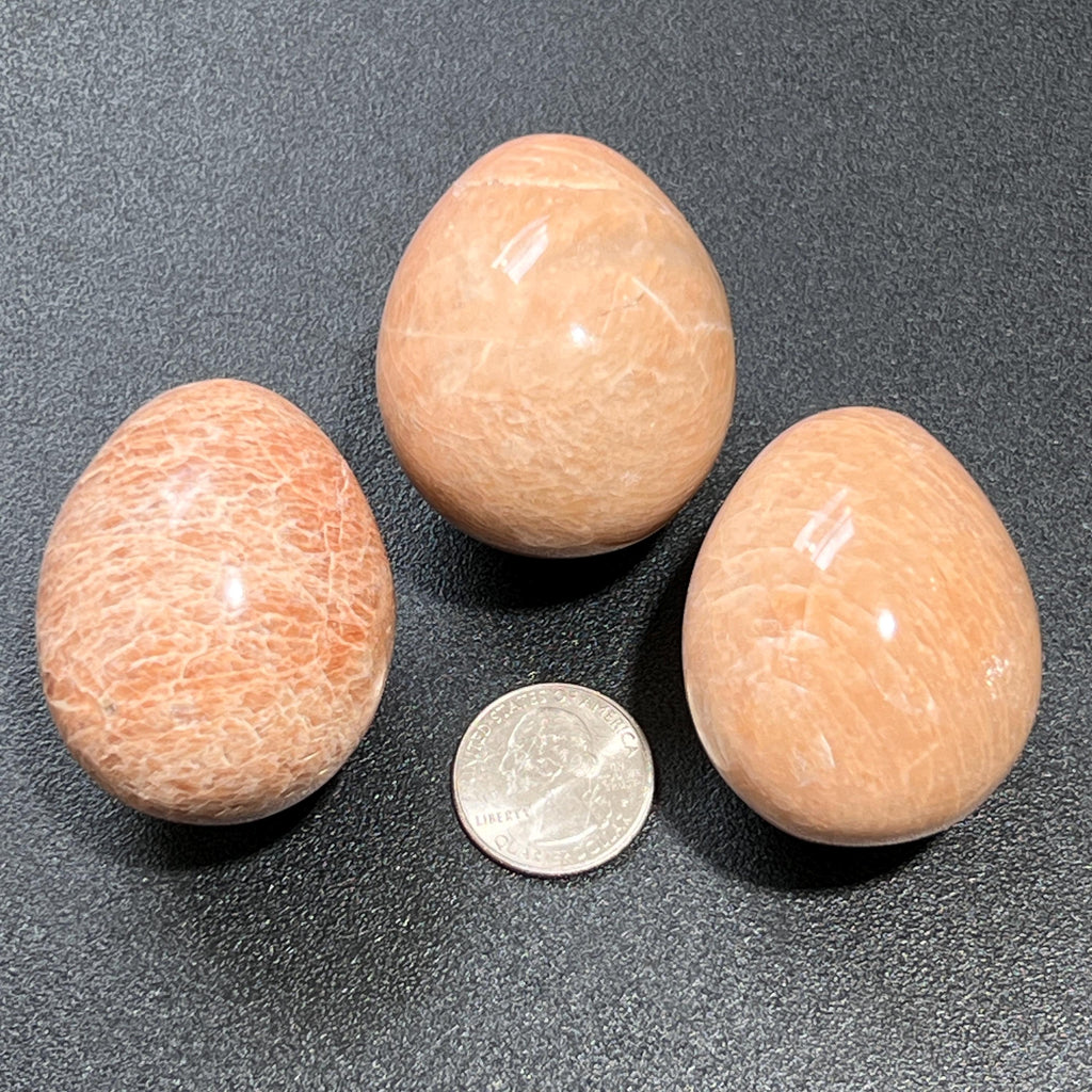 Peach Moonstone Egg