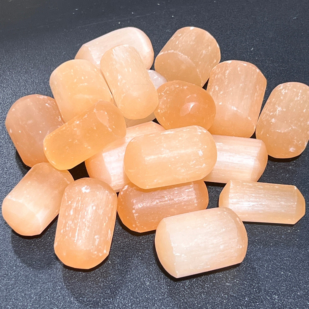Orange Selenite Tumbled Stones