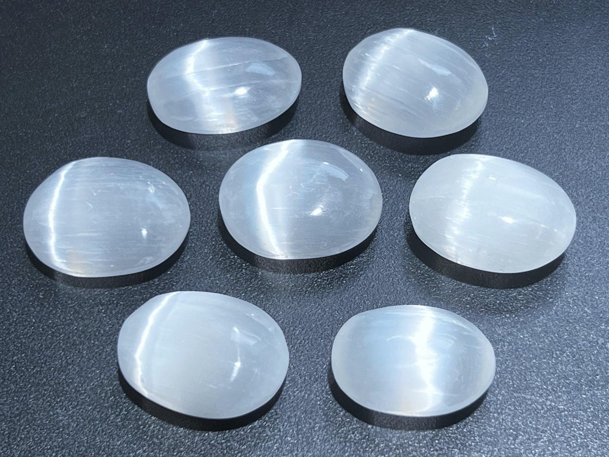 Selenite Mini Palm Stones