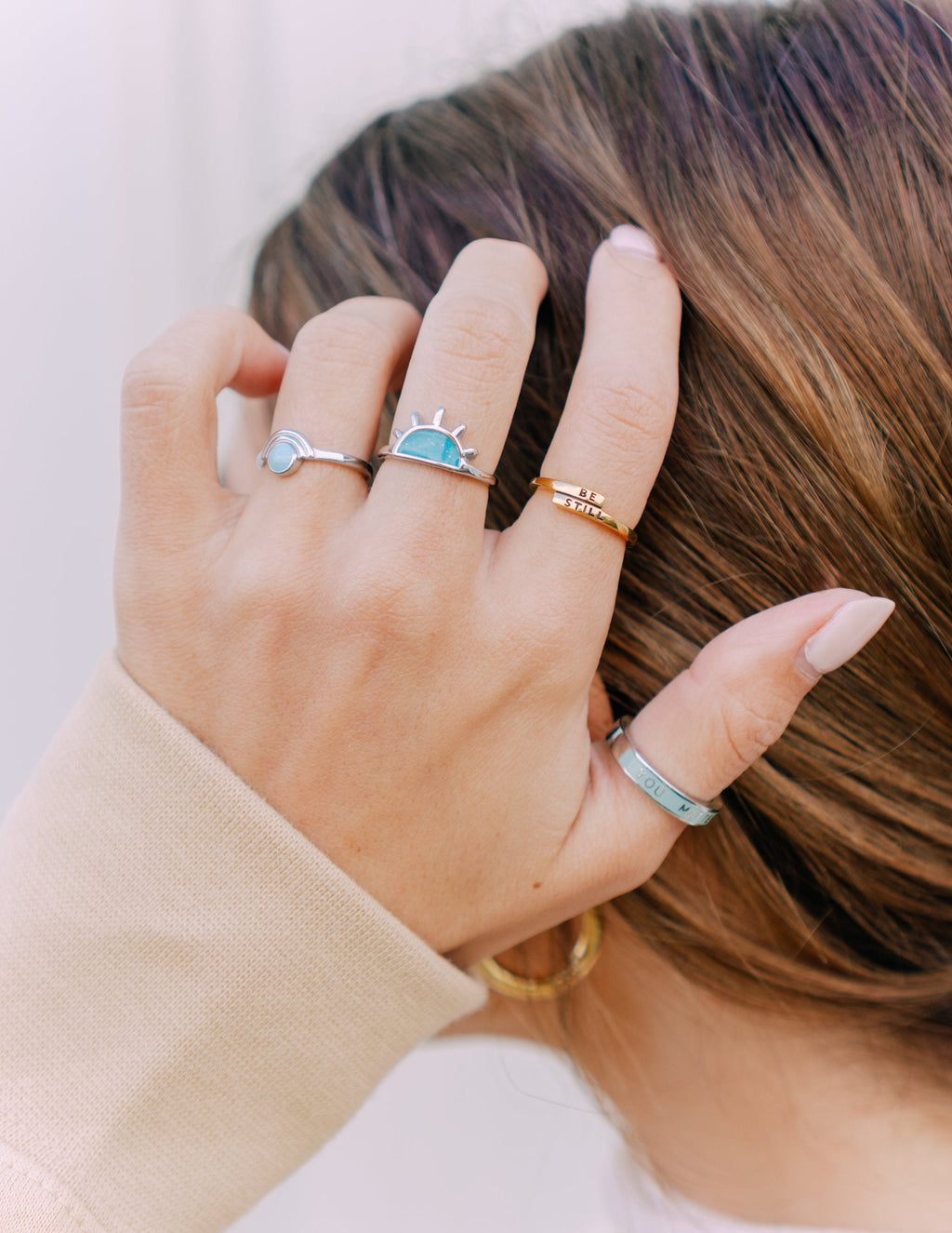 “Be Still” Ring