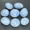 Large Blue Calcite Palm Stone