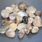 Large Lodolite Tumbled Stones - Included Quartz