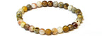 Crazy Lace Agate Bead Bracelet - 4 to 10 mm Stretch