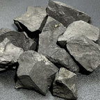 Shungite Rough, Raw Black Type-2 Stones - By the Piece or Pound, Karelia Russia