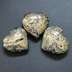 Pyrite Puffy Heart - Peru