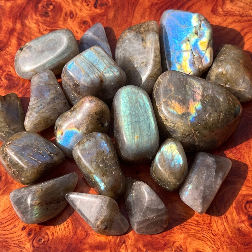 Labradorite Tumbled Stones - Madagascar