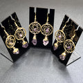 Amethyst Dreamcatcher Earrings