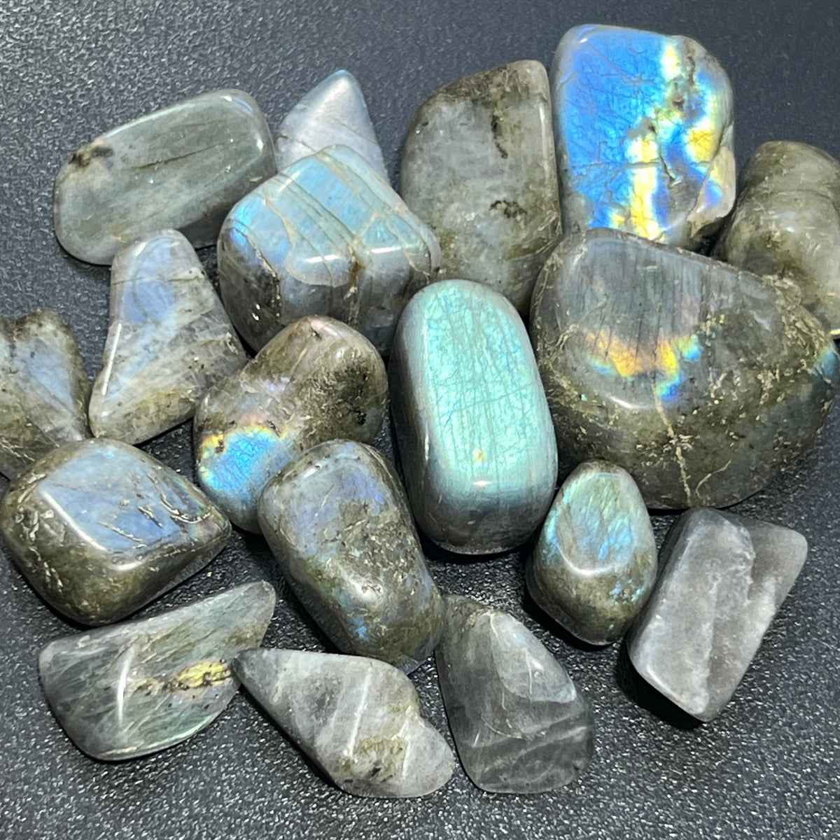 Labradorite Tumbled Stones - Madagascar