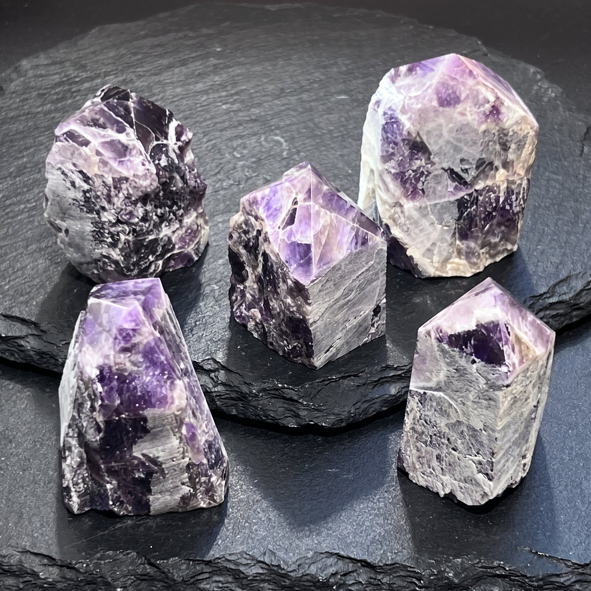 Large Banded Amethyst Tower