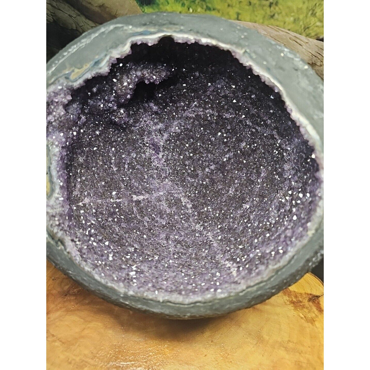Amethyst Geode - 16.8 lb Raw Brazilian Specimen