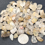 Gold Rutilated Quartz Small Tumbled Stones